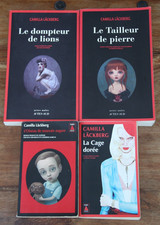 CAMILLA LÄCKBERG - LOT DE 4 LIVRES - ACTES SUD/BABEL - LA CAGE DOREE - 2009-2021