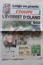 L'Equipe du 9/10/1995 - Abraham Olano et Jeannie Longo, Champions du Monde