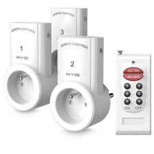 Lot de 3 Prise Télécommandée Programmable Prise Domotique Sans Fil Fonction A...