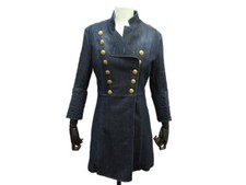 NEUF MANTEAU PIERRE BALMAIN VESTE LONGUE MILITAIRE FP77202J S 36 JACKET 2300€
