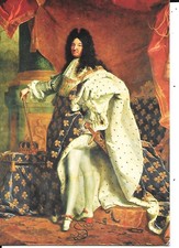 CP HISTOIRE LOUIS XIV ROI DE FRANCE "ROI SOLEIL" PAR RIGAUD