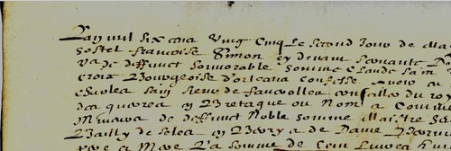 1625 quittance servante simon - servante,