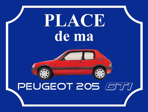 Plaque rue place - plaque, "place