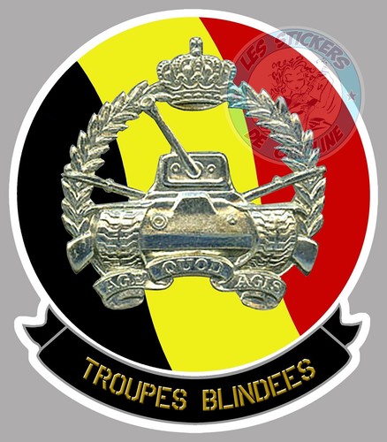 Sticker armee belge - belge, insigne