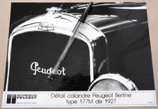 1988 PEUGEOT 177M BERLINE 1927 Photo Foto Presse Originale auto *No Brochure