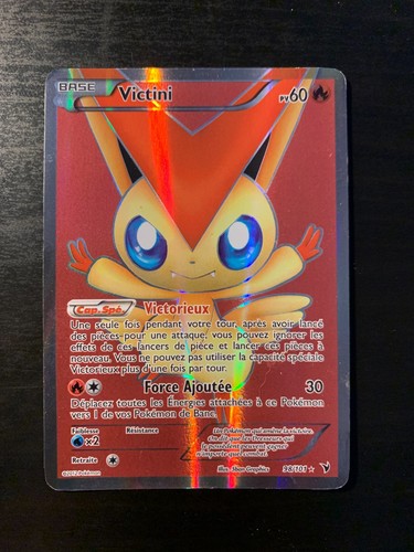Carte pokémon victini - carte,