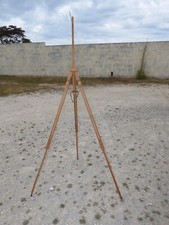 -ANCIEN CHEVALET de PEINTRE CHEVALET DE CAMPAGNE PLIABLE BOIS COLLECTION DECO  D