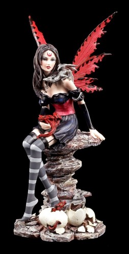 Figurine elfes avec dragon - avec,