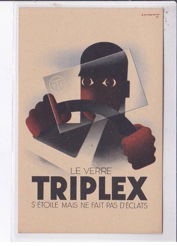Publicite verre triplex - verre,