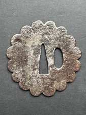 TSUBA GARDE DE SABRE JAPONAIS EN FER ÉPOQUE EDO XIXème KATANA SWORD