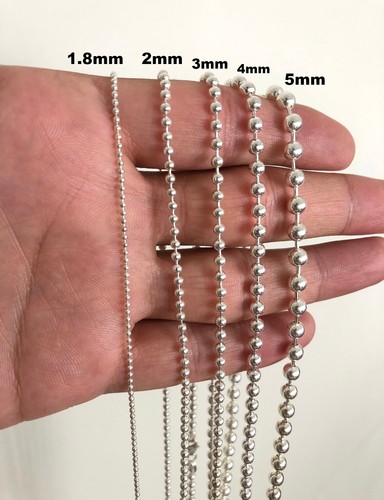 Solid sterling silver bead - solid,