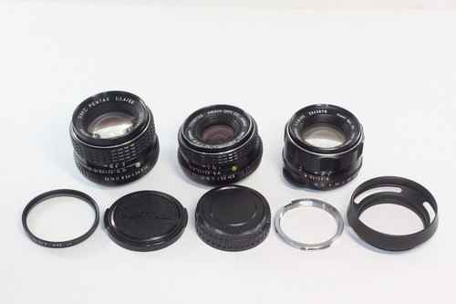Lot objectifs pentax - 3, smc