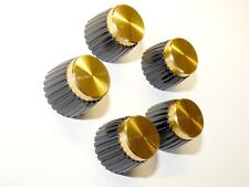 5x Bouton à Capuchon Doré de