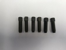 Lot de 6 vis TRIPAN - tête carrée de 8 x 8 - Filetage M8 - NEUVES