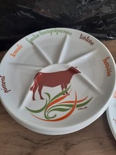 6 assiettes à Fondue