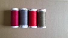 Lot de 4 bobines de fil GUTERMANN 500 mètres (N° 701-384-432-156)