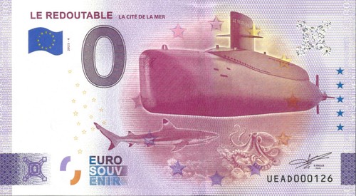 Billet euro souvenir sous - billet,