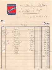 1934 HUILE KERVOLINE