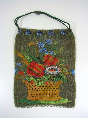 Ancienne aumoniere bourse - aumoniere,