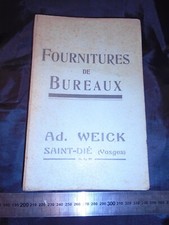 CATALOGUE MEUBLE PAPETERIE OUTIL FOURNITURES DE BUREAUX WEICK SAINT DIE VOSGES