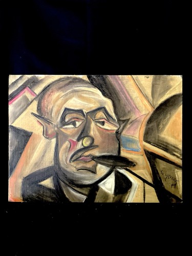 Gouache sur isorel signée - isorel,