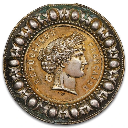 France médaille 1877 a la - médaille,