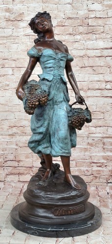 Statue bronze bacchante - statue,