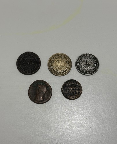 Pièces argent maroc - argent,