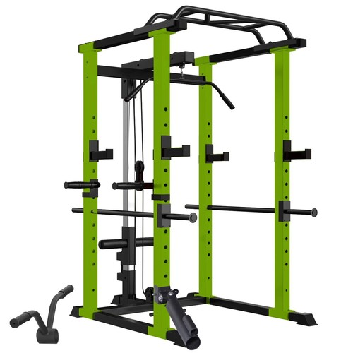 Green squat power rack - green,