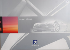 Brochure Presse PEUGEOT la 607 FELINE de 02 / 2000