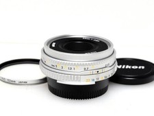 Objectif Nikon Ai Nikkor 45 mm F2,8 P MF Standard Prime Silver Pancake du Japon