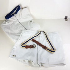 Lacoste Lot Vintage Veste Sport T 6 Short T  3 Ceinture Elastiquée Années 80s