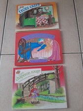 LOT DE 3 LIVRES POP-UP- LES TROIS OURS, LE PETIT CHAPERON ROUGE ET LA BELLE