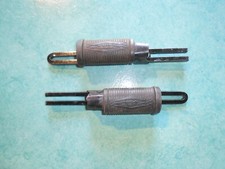 Paire reposes pieds siège enfant noir VW moto ancienne neuf ancien stock