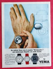 Publicité de presse: Montres