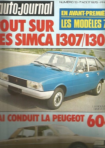 Auto journal 13 simca - n°13,