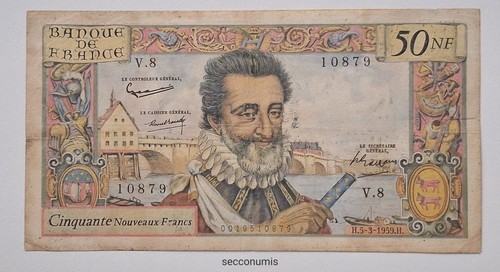 Nouveaux francs henri iv - nouveaux,
