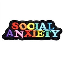 Patch Écusson Social Anxiety - Thermocollant