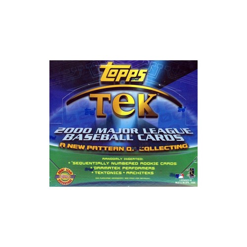 2000 topps tek baseball - tek, you