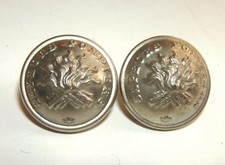 LOT DE 2 BOUTONS - SAPEURS POMPIERS - 17 mm - Fbt A.M.& Cie