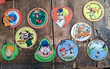 LOT DE 10 AUTOCOLLANTS SPIROU