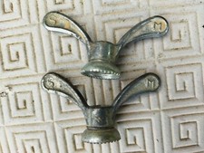 2 anciens Ecrous Papillon Velo Ancien Set Wing Nuts 8 mm vintage marque S M