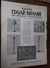 EDGAR BRANDT ferronnerie d'art