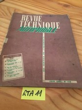 Revue Technique Automobile Buick V8 évolution 4CV Renault N° 110 1955