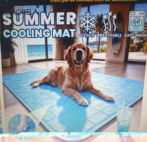 Tapis refroidissement chien - refroidissement,