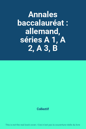 Annales baccalauréat - ,