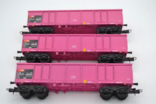 LIMA LOT DE 3 WAGONS EAOS ROSE