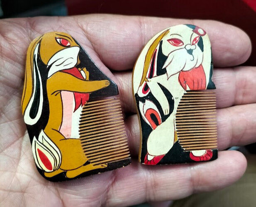 Lot peignes a moustache - 2,
