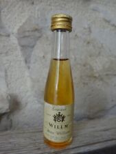 Mignonnette bouteille Liqueur WILLM Poire william 3 cl pleine non ouverte