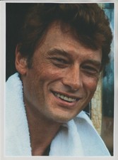 JOHNNY  HALLYDAY   N° 43  : PHOTO DE MAGAZINE  PLASTIFIEE .